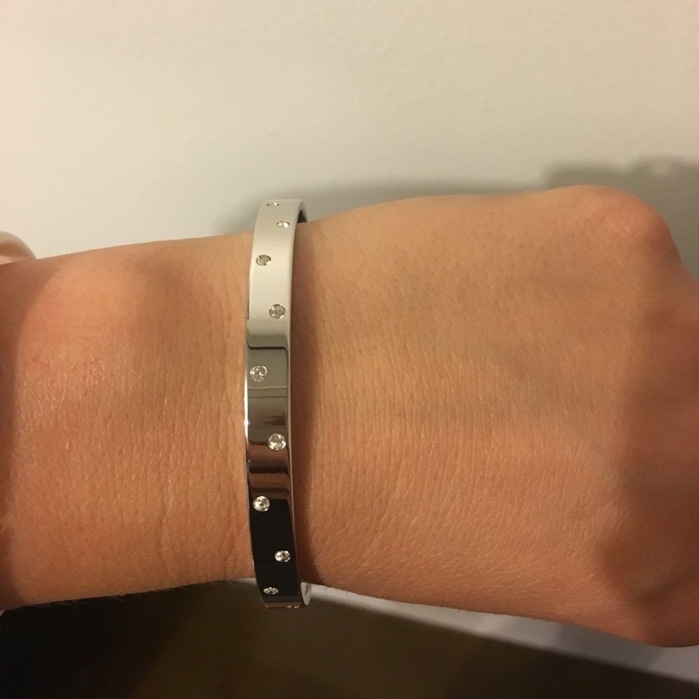 Swarovski Silver Bangle